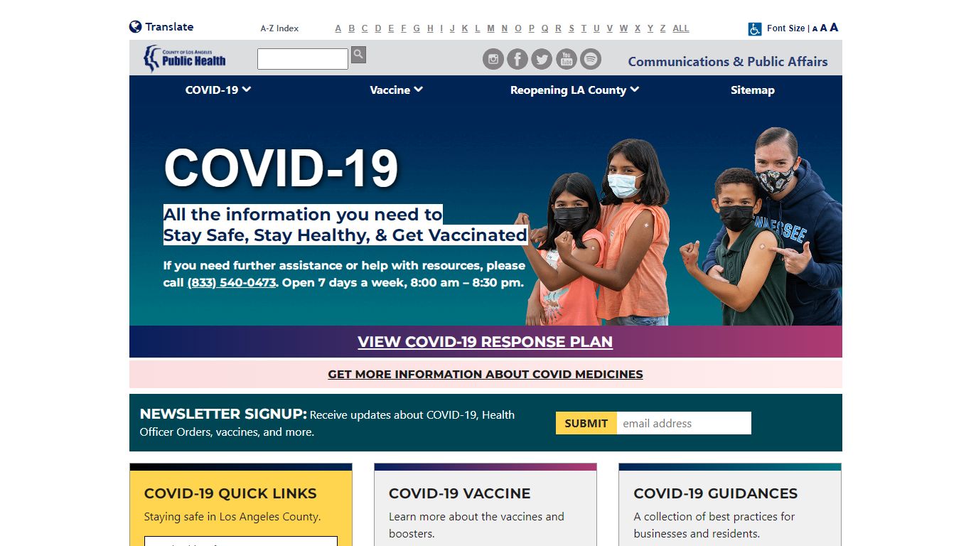 COVID-19 Media Page - LA County Department of Public Health
